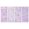 Manta de Sanrio con dibujos animados para niña, oso, dormitorio, pegatina de burbuja 3D, funda de teléfono, pegatina decorativa