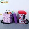 Suministros del Fabricante Taburete de Almacenamiento Aislado de Doble Uso para Calor y Frío con Correa para el Hombro, Almacenamiento de Bolsa de Hielo para Bebidas y Alimentos Aislada, Taburete Plegable