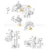 05634-01220 Mitsubishi Heavy Industries S16R2-Pta Motor Porca de Travamento Automático para Turbocompressor