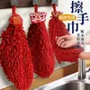 Toalla de mano de chenilla para colgar, absorbente de agua, de secado rápido, creativa, bonita y gruesa, ideal para cocina, baño y hogar.