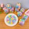 Caja de Pinzas de Agarre Pequeñas de Colores para Niña Flor Doble Cara Pinza Lateral Pinza para Flequillo Pinza Mini para Bebé Pinza de Princesa