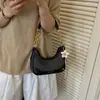 Bolso de Lentejuelas Texturizado y Elegante Modelo Nuevo 2026 Bolso de Hombro de Color Sólido Mate Bolso Cruzado Versátil de Moda Bolso de Cadena para el Hombro