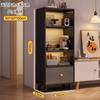 Estante de Livros de Grande Capacidade para Uso Doméstico, Adequada para Apartamentos Pequenos, Sala de Estar, Quarto, Estante de Armazenamento de Chão, Estante de Armazenamento Simples, Estante de Armazenamento à Prova de Poeira
