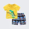 2026 Conjunto de Pantalones Cortos de Manga Corta para Niños Conjunto de Ropa de Casa con Pantalones Cortos de Manga Corta para Niños Ropa Infantil Transfronteriza