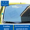 Adequado para 14 ajuste especial carro superior guarnição tira 2014 novo ajuste especial pára-brisa dianteiro decorativo brilhante tira