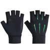 Guantes de protección solar de seda de hielo de primavera y verano para mujer, guantes transpirables de alta elasticidad para pesca, conducción al aire libre, guantes de dos dedos expuestos