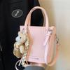 Bolsas Populares de Moda de Este Año para Mujeres, Gran Capacidad 2026 Nuevo Bolso Cruzado Versátil Vintage, Bolso de Hombro Tipo Cubo con Bloques de Color