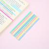 Notas Post-it Coloridas Simples Combinação Transparente Conveniência Estudante Marcador Notas Índice Colar Animal de Estimação Papel de Conveniência