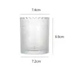 Copo de Vidro para Vela DIY Copo Sala de Estar Quarto Suporte de Vela Copo de Vidro com Etiqueta Vela Perfumada Copo Vazio Natal