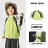 Jaqueta de Baseball Estilo Academia Europeia para Meninos Outono 2026 Nova Roupa Infantil Cardigan para Crianças Pequenas Temporada de Outono