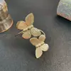 Pulsera de Brazo de Mariposa con Textura Metálica Tridimensional Vintage Estilo Chica Dulce Fresca Picante Pulsera Ajustable de Sensación Premium