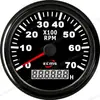 Ech85Mm Iate, Lancha Rápida, Navio, Barco de Pesca, Carro Modificado, Tacômetro Indicador de Carro, 7000 RPM, Relação de Velocidade Ajustável