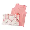 Chalecos de Algodón Puro para Niñas, Playeras Interiores para Niños, Pijamas sin Mangas Transpirables para Casa de Niños, Chalecos para Niños Tallas Mediana y Grande