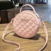Bolso Redondo Pequeño Acolchado de Moda 2023 Nuevo Bolso para Mujer Estilo Coreano Trendy Niche de Un Hombro Cruzado Trabajo Venta al por Mayor