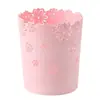 Cubo de Papel Redondo para Uso Doméstico, Cubo de Plástico sin Tapa, Adecuado para Cocina, Baño y WC, Disponible en Tamaños Grande, Mediano y Pequeño