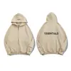Fog Essentials Sudaderas com Letras de Silicone Estéreo para Homens e Mulheres American High Street Moletons com Flocagem Jaqueta Moletom