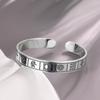 Pulseira Mahjong da Fortuna Retrô Banhada a Prata S925 para Fazer Velha Celebridade da Internet 13 Pardais Santo Aberto Pulseira Masculina e Feminina