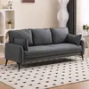 Sofá de lujo ligero para salas de estar pequeñas, sofá simple de dos o tres plazas para apartamentos, tiendas de ropa, propiedades de alquiler, áreas de descanso y áreas de recepción