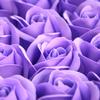 Fábrica de Origen Flor de Jabón de Tres Capas con Base Cabeza de Flor Rosa Simulada Flor de Agua Flor de San Valentín Cabeza de Flor Preservada