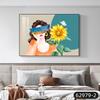 Pintura decorativa para dormitorio, moderna y sencilla, para colgar junto a la cama, nuevo estilo, para fondo de dormitorio principal, gran tamaño, luz, lujo, pintura mural de alto nivel.