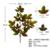 Simulação triângulo de árvore de bordo falso Maple Primavera e outono cor decídua fundo de árvore de acácia folha de acácia árvore de bordo decoração de engenharia atacado
