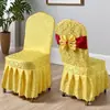 Funda de Silla para Banquete de Boda al por Mayor Funda Universal para Silla de Hotel Cubierta para Silla de Restaurante Establecimiento de Catering Funda Protectora para Asiento