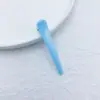 Presilha de Cabelo Tipo Jacaré Transfronteiriça Estilo Coreano, Presilha Bico de Pato Sólida Cor Creme, Presilha para Franja de Maquiagem Sem Marcas, Pequeno Presente para Cabelos Soltos