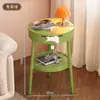 Mesa Auxiliar Creativa para Sofá Gabinete Lateral Estante de Almacenamiento Sala de Estar Mesa de Noche Simple Mesa de Esquina Balcón Mesa de Café Pequeña Dormitorio Mesita de Noche
