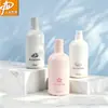 Nova garrafa de sabonete líquido personalizável de 500ml de grande capacidade, garrafa para shampoo, condicionador e gel de banho, garrafa de gargalo longo
