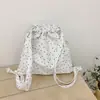 Mochila con Cordón de Gran Capacidad 2025 Nuevo Estilo Coreano Ins con Lunares Bolsa Transparente para Dolor Mochila Versátil Linda para Mujeres