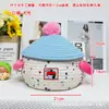 Cubo de la Fortuna para Sala de Estar, Cuenco del Tesoro, Cesta de Almacenamiento de Ropa para Dormitorio Tejida con Cuerda de Algodón, Cesta Redonda para Almacenamiento de Juguetes, Almacenamiento Decorativo