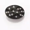Botones Metálicos con Patrón de Corteza para Abrigos de Lana, Chaquetas, Trajes, Ropa Formal, Botones, Broches, Accesorios para Ropa Jinda