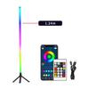 Artículo Caliente Transfronterizo Luz de Ambiente LED Colorida de Pie Luz de Esquina para Sala de Juegos RGB Controlada por Sonido Captación de Sonido