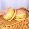 Colección de Juguetes Sonoros Transfronterizos, Juguete Sonoro para Mascotas con Forma de Hamburguesa para Aliviar el Aburrimiento, Entrenamiento para Morder y Ventilar, Juguete para Perro para Limpieza Dental