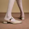Sandalias Planas de Moda para Mujer con Punta Fina, Mocasines Casuales, Zapatillas de Media Caña Cerradas, Novedad Primavera/Verano 2026 para Comercio Transfronterizo