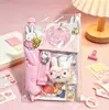 Set de papelería de Conejito Miffy Exquisito Set de Regalo de 6 Piezas Recompensa para Estudiantes en Clase Paquete de Regalo Grande Material Escolar para Niños