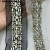 DIY encaje accesorios industria pesada ropa hecha a mano nuevo cuello turbante accesorios de cinta de diamantes