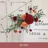 Nuevo Estilo Chino Señal de Agua Artificial Juego Completo de Trípode Floral Bolsa de Papel Combinación de Flores Celebración de Inauguración de Exposición Metabo