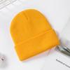 Amazon sombrero de lana de color liso con placa de luz para niños de 3 a 8 años sombrero de punto para niños otoño e invierno sombrero rojo para bebé