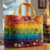 2026 Nova Série Transfronteiriça de Borboletas Estampa Digital Moda Bolsa de Ombro Acolchoada Tote