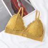 Sujetador de encaje tridimensional inalámbrico, sexy, de belleza, espalda suave y cómoda, ajustable, con pecho envuelto, ropa interior francesa