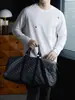 Conjunto Leve da Moda~2026 Outono/Inverno Novo Bordado de Trevo Camiseta Masculina de Manga Longa Confortável Camada Base Casual