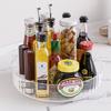 Caja de Almacenamiento Redonda Multifuncional para Cosméticos, Caja para Especias para Encimera de Cocina, Tarro para Especias, Estante Giratorio para Almacenamiento de Frutas y Verduras
