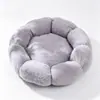 Cama para gato, cálida de invierno, diseño floral, semicerrada, apta para todas las estaciones, cama para perro, perro pequeño, perro de peluche, cama para mascotas, venta al por mayor, en stock