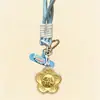 Llavero de Oro Puro 999 con Forma de Moneda Colgante para Bolso Venta al por Mayor Recuerdo Promoción en Transmisión en Vivo Regalo