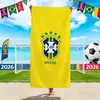 Toalha de Praia Copa do Mundo 2026 Seleção Argentina de Futebol Microfibra Secagem Rápida Absorvente de Água Toalha de Praia Toalha de Banho para Piscina
