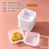 Porta pastel de luna transparente caja de burbujas para galleta de yema de huevo caja de empaque para pastel de frijol verde bolsa Snow Mei Niang soporte interior paquete de 100