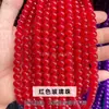 Contas de vidro craquelado com duas cores e salpicos dourados, disponíveis em uma gama completa de cores, acessórios para joias DIY, contas por atacado para pulseiras e colares de contas