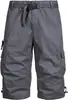 Calça Bermuda 3/4 Masculina Verão Estilo Americano Secagem Rápida Esportiva Casual Outdoor Tática Militar Tendência Atacado 2026
