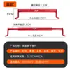 Asiento de espejo para coche eléctrico con barra de equilibrio alta espejo retrovisor de motocicleta con barra transversal soporte de teléfono móvil para navegación varilla de extensión